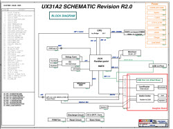 Asus UX31A2  Revision R2.0 Laptop Schematic